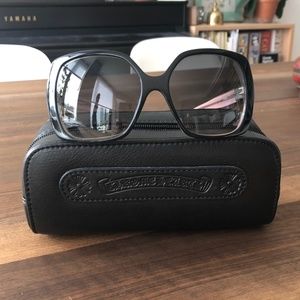Chrome Hearts Queenie Black & Pink Sunglasses